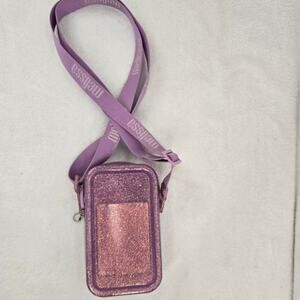 Melissa Glitter PVC Jelly Crossbody Phone Bag – Purple